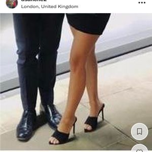 Tony Bianco Black Sandal Heels